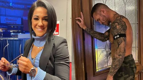 Bayley and Randy Orton.