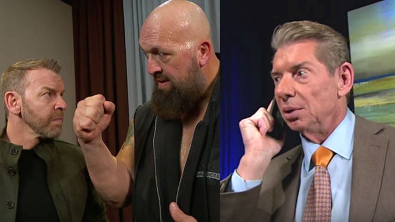 Christian, Paul Wight, and Vince McMahon.