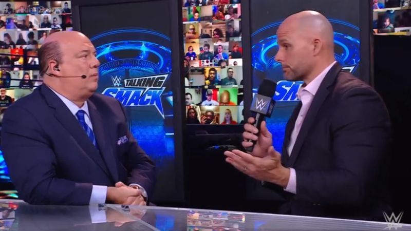 Adam Pearce appeared on Talking Smack with Paul Heyman