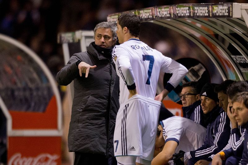 Jose Mourinho and Cristiano Ronaldo