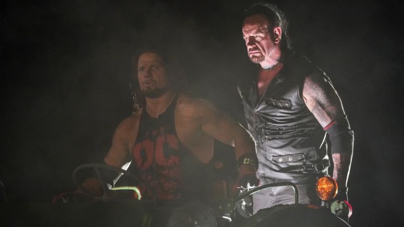 The Undertaker competed in his final WWE match against AJ Styles at WrestleMania 36 in a Boneyard Match