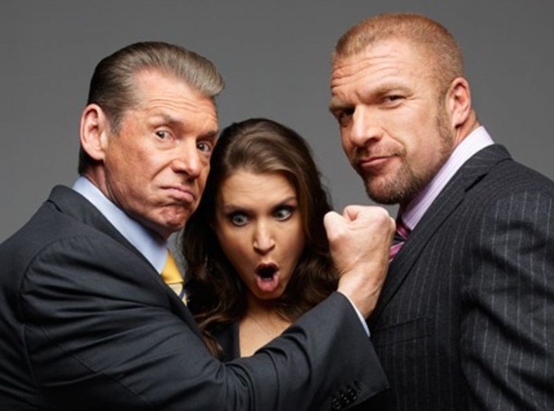 Vince McMahon, Stephanie McMahon and Triple H