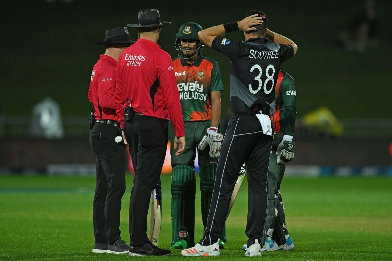 The visitors did not know the exact target before they began their run chase in the second T20I of the New Zealand vs Bangladesh series