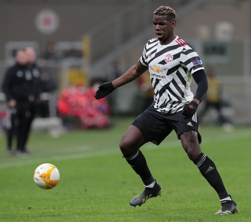 Paul Pogba scored the match-winner for Manchester United against AC Milan