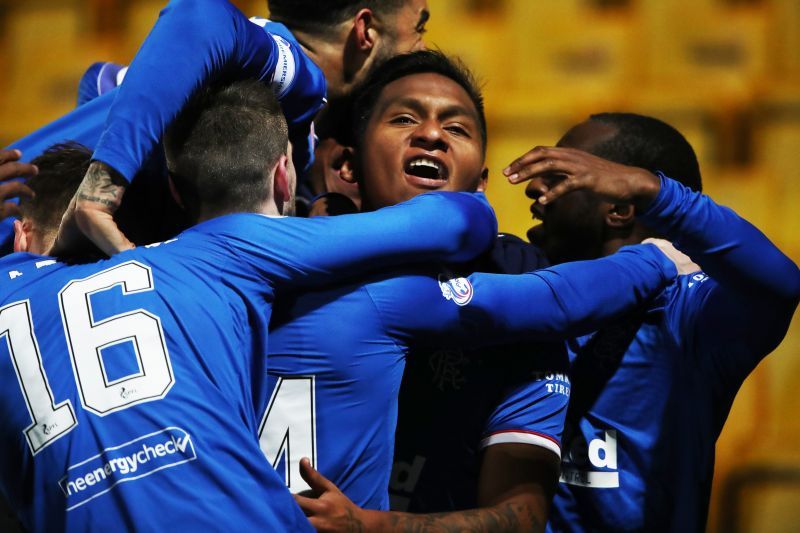 Alfredo Morelos scored the winner for Rangers in their last match