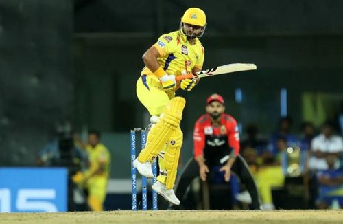 Suresh Raina of Chennai Super Kings at the M. A. Chidambaram Stadium in Chennai. Photo by: Prashant Bhoot /SPORTZPICS for IPL.