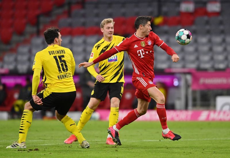 Bayern Munich and Borussia Dortmund played out a six-goal thriller.