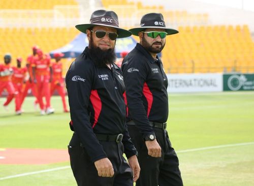 Aleem Dar in his 400th international match as on-field umpire