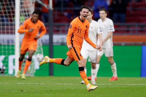 The Netherlands beat Latvia 2-0.