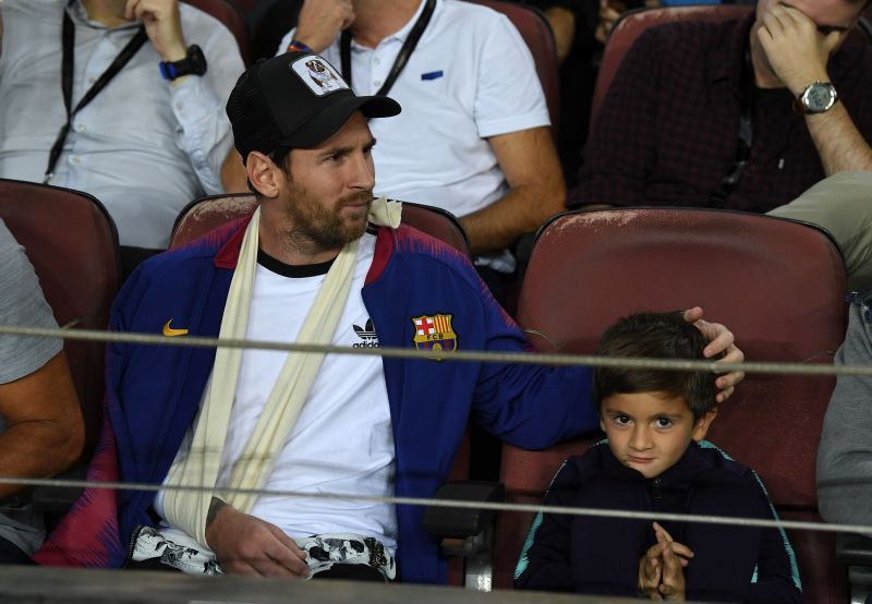 Lionel Messi has a strong bond with his sons
