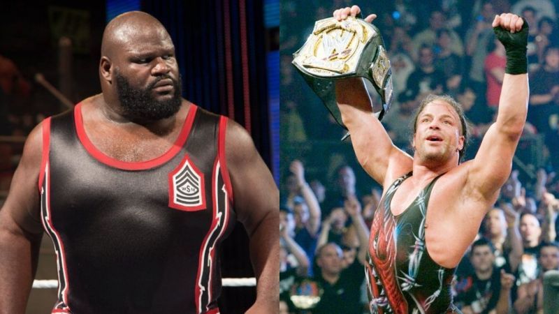 Mark Henry (left), Rob Van Dam (right)