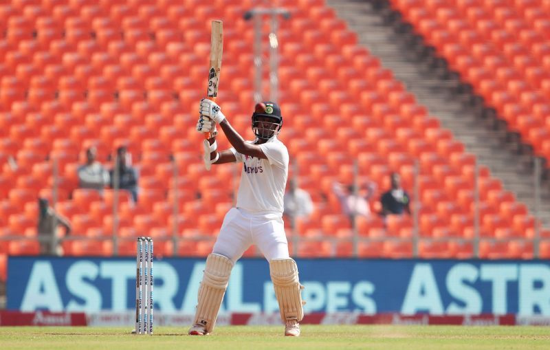 Washington Sundar played shots all around the park