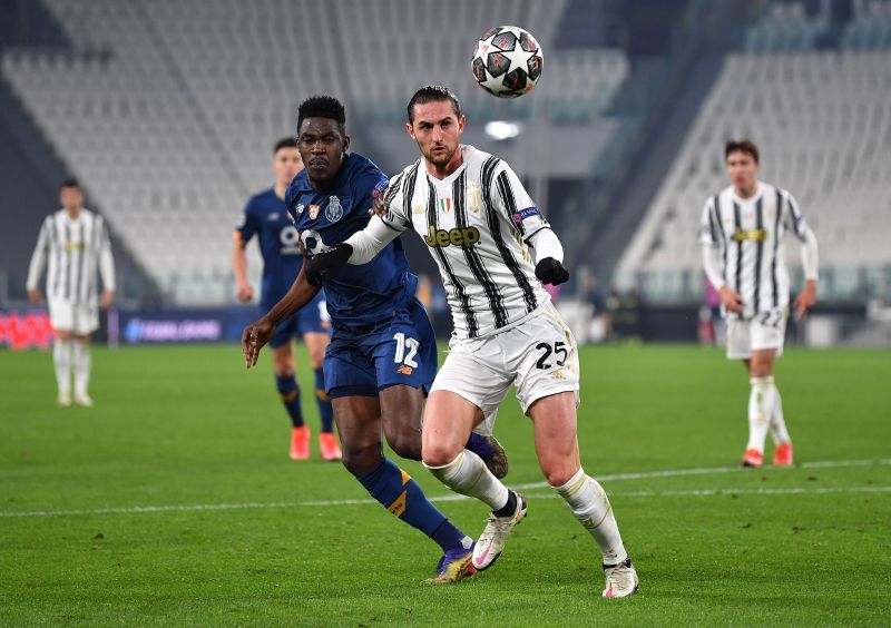 Rabiot in action for Juventus