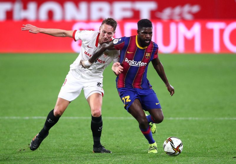 Samuel Umtiti&#039;s Barcelona career has dropped off in the last few months