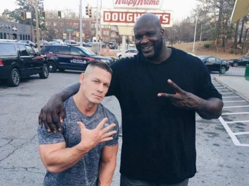 Shaquille O'Neal was curious to know what John Cena thought about his match in AEW.