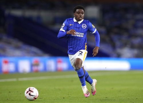 Tariq Lamptey in Brighton & Hove Albion's Premier League clash against West Bromwich Albion