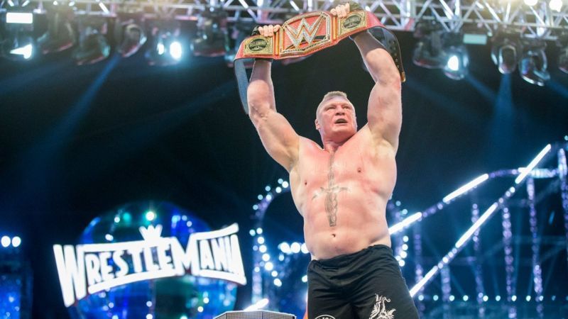 Brock Lesnar has competed at 10 WrestleMania events during his WWE career