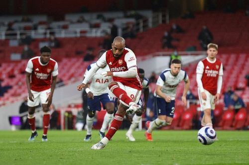 North London is red as Arsenal fight back to down Tottenham Hotspur.