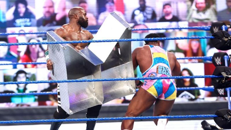 Apollo Crews has been relentless in his attempts to dethrone Apollo Crews