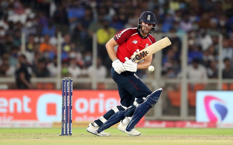 Dawid Malan struggled in the Power Play against India