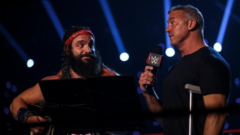 Elias and Shane McMahon on RAW.