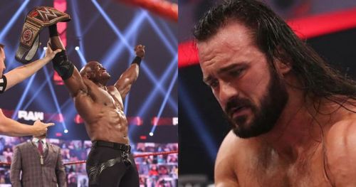 Bobby Lashley and Drew McIntyre.