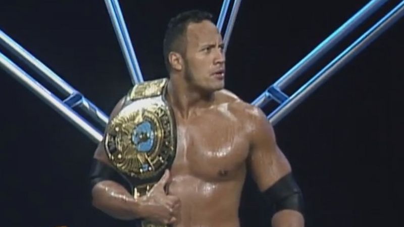 The Rock defended the WWE Championship against Stone Cold Steve Austin in the main event of WrestleMania XV