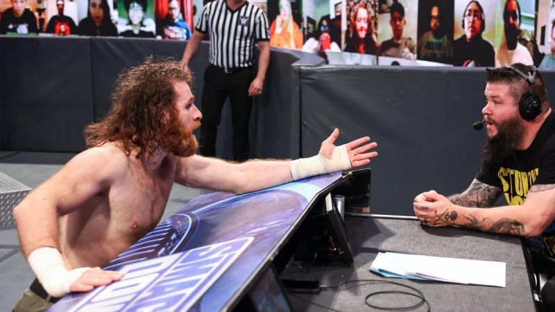 Sami Zayn had an important request for Kevin Owens