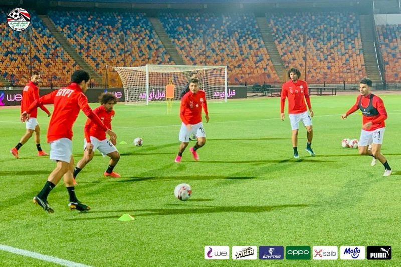 Egypt will host Angola on Wednesday; photo credit: Egypt FA Twitter