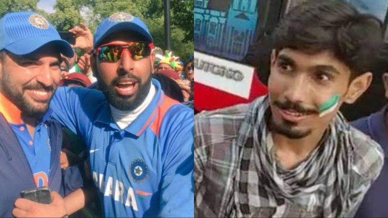 Yuvraj Singh posing with his lookalike; A fan who looks like Jasprit Bumrah