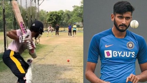 Khaleel Ahmed pulled Wriddhiman Saha's leg on Instagram