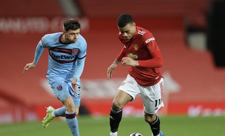 Mason Greenwood tormented the West Ham defence with his mazy runs.