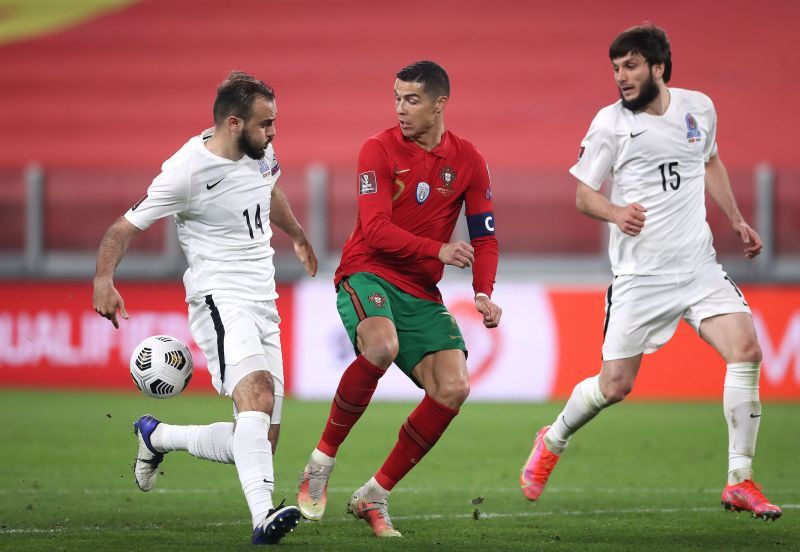 Azerbaijan did not threaten the Portugal defense