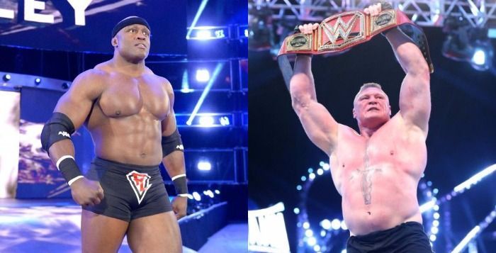 Brock Lesnar and Bobby Lashley