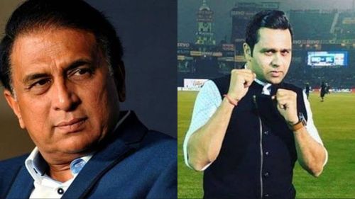 Sunil Gavaskar (L) and Aakash Chopra are a part of the commentary team for the India vs England T20I series