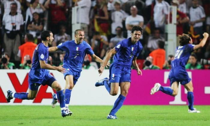 Fabio Grosso scored Italy&#039;s opener against Germany in the 2006 World Cup semi-final