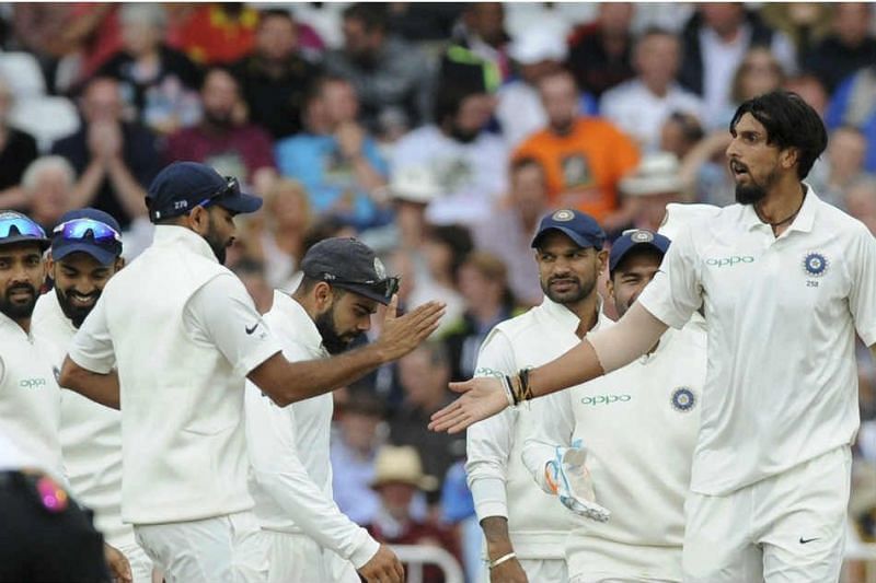 Mohammed Shami (left) and Ishant Sharma