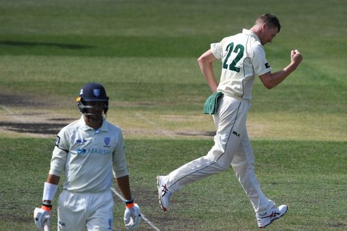 Tasmania's Jackson Bird claimed career-best figures of 7 for 18 against New South Wales on Sunday.