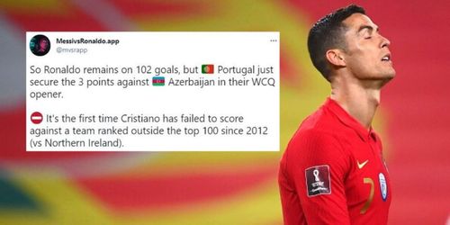 Cristiano Ronaldo failed to get his name on the scoresheet for Portugal