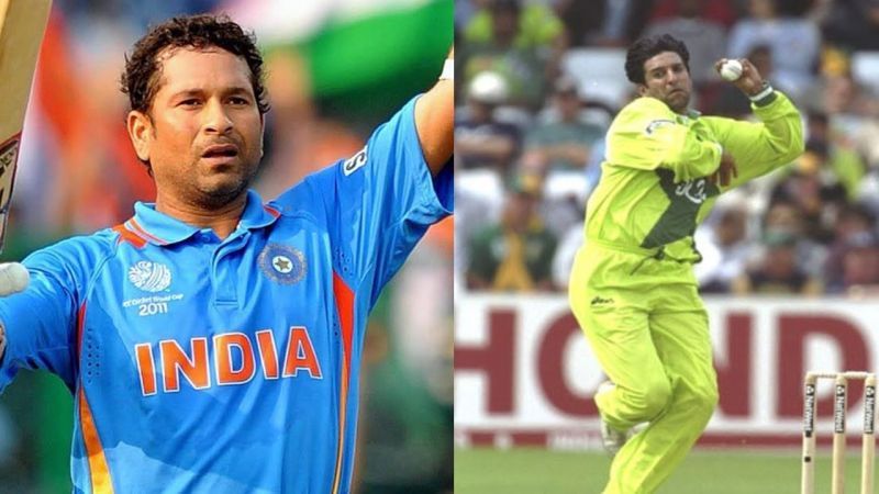 Sachin Tendulkar and Wasim Akram