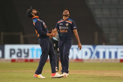 Virat Kohli and Shardul Thakur. Pic: BCCI