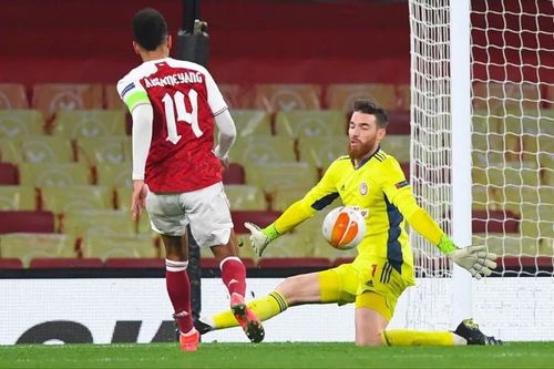 Pierre-Emerick Aubameyang was wasteful against Olympiacos