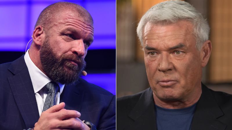 Triple H (left); Eric Bischoff (right)