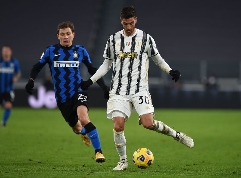 Rodrigo Bentancur in action for Juventus