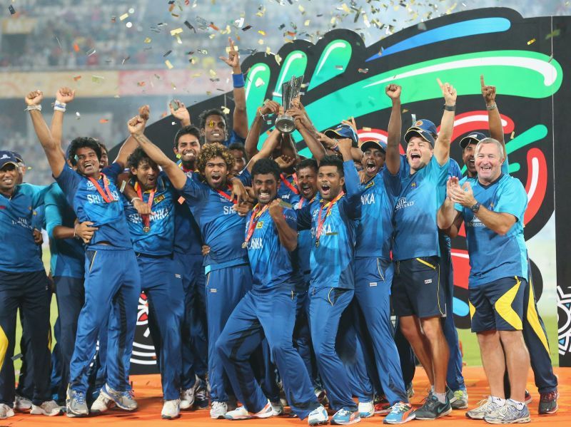 Sri Lanka after winning the 2014 ICC World Twenty20