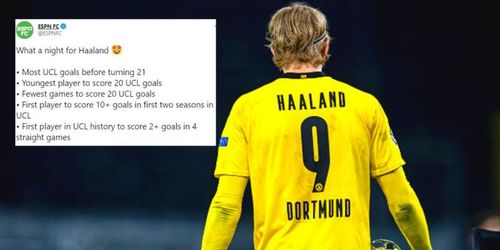 Erling Haaland simply isn't human!