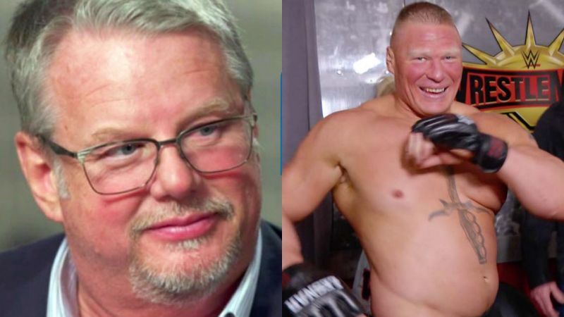 Bruce Prichard and Brock Lesnar.