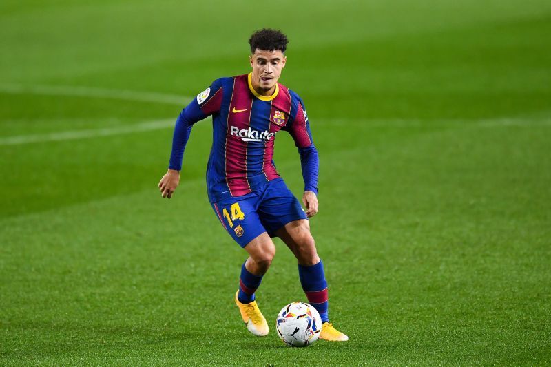 Phlippe Coutinho in action for Barcelona