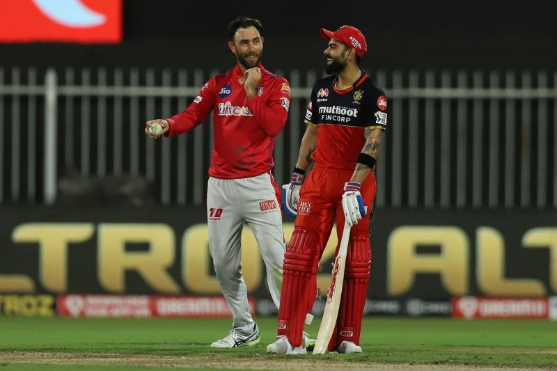 Glenn Maxwell with Virat Kohli | Credit: BCCI