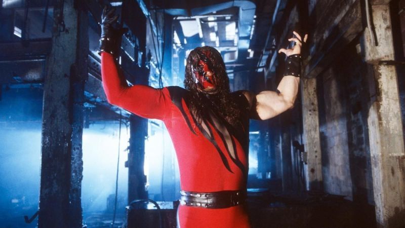 The Kane character debuted on WWE television in October 1997